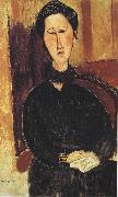 Portrait of Anna Zborowska (mk39) Amedeo Modigliani